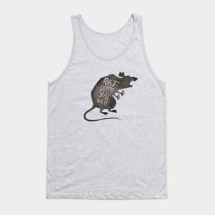 Rat Lickers Stay Back! Wear a Mask Tank Top